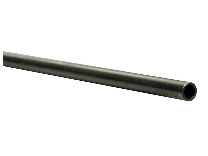 Hydraulikkrør i stål (10L)  10mm x 1.5mm, (Galvanisert), 3m