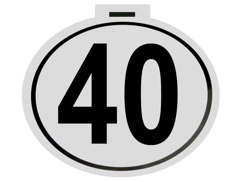 Speed Limit Sign 40Km/h