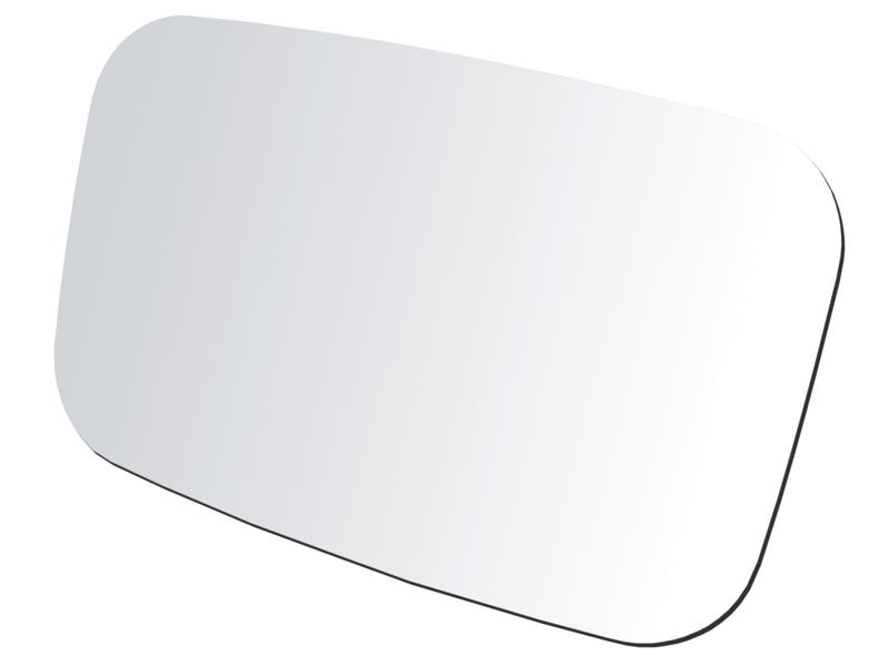Spiegelglas - Rechthoekig, (Gebogen), 203 x 130mm