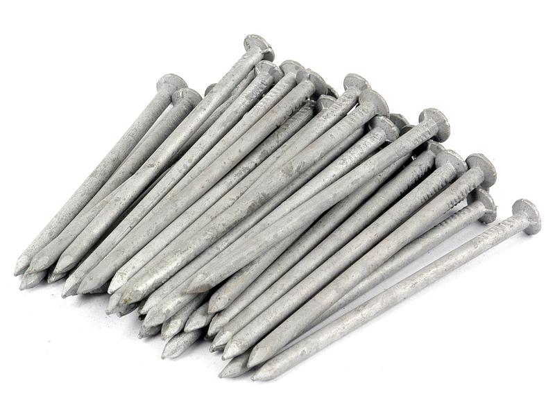 Galvanised Knurled Top Nail, Ø3.175mm x 75mm Length