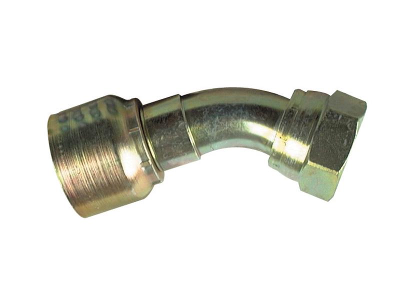 Parker JIC 37° Hose Insert 5/16\'\' x 9/16 x 18\'\' Female 135° Swept Swivel Image 1