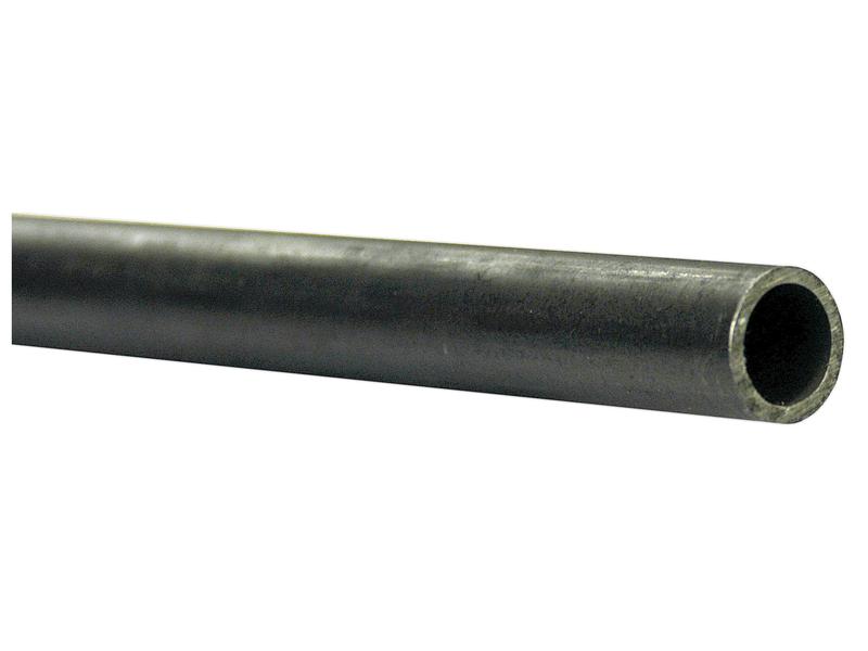 Tubo Metálico Hidráulico (18L)  18mm x 2mm, (Negro), 3m