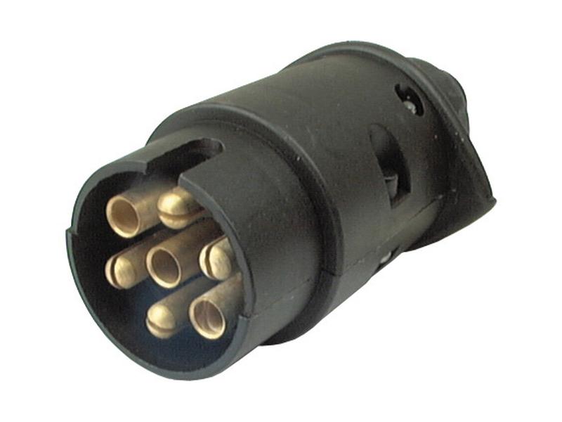 7 Pin Trailer Plug (Plastic), Male 12V