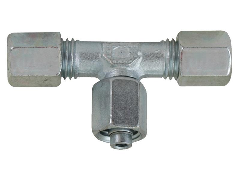 Hydraulic Metal Pipe Tee Stud Coupling E.T.V. 22L standpipe branch