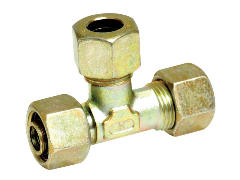 Hydraulic Metal Pipe Tee Standpipe Coupling E.L.V. 8L coupler branch