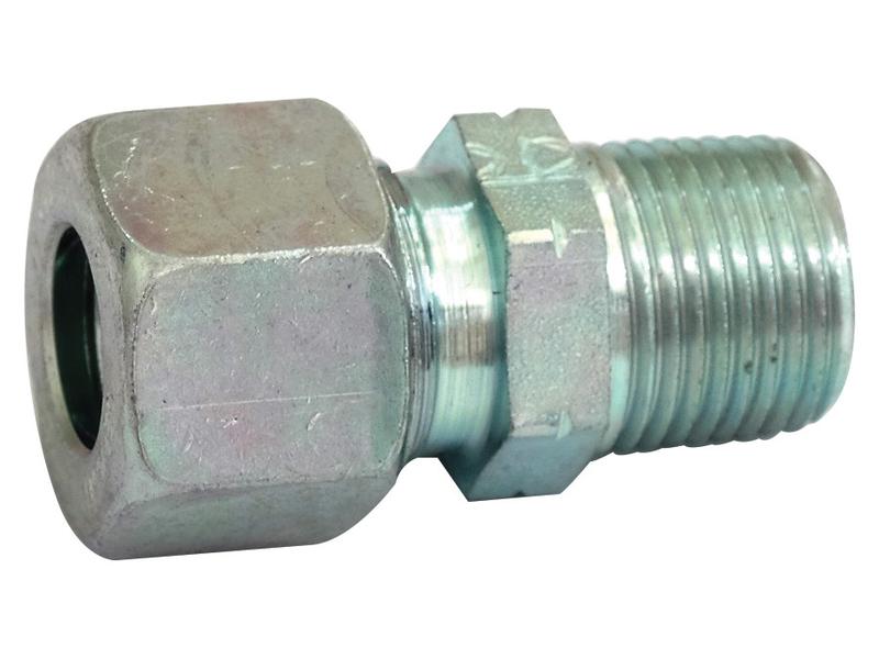 Hydraulic Metal Pipe Stud coupling 12L - 3/8NPT