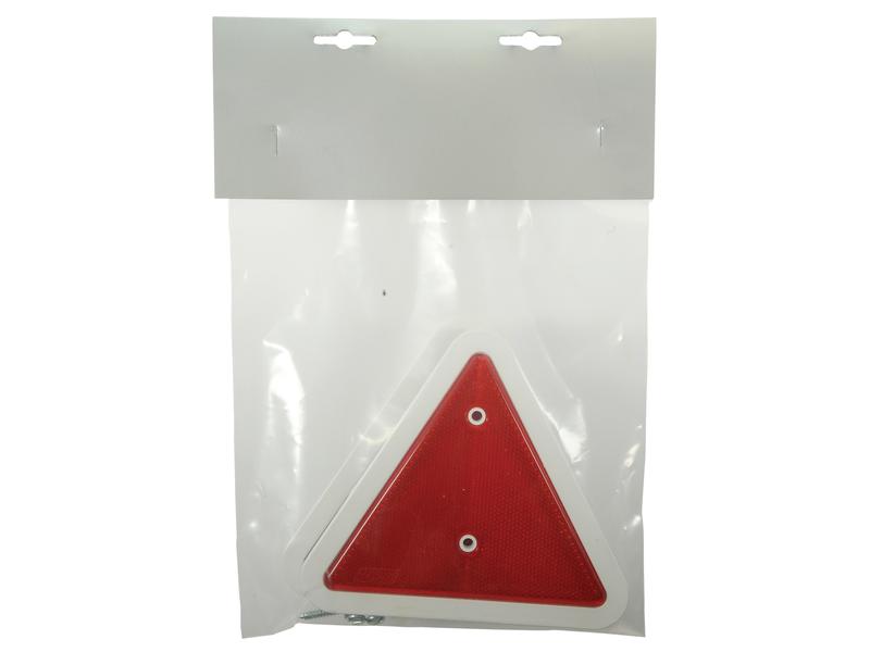 Reflector - Triangular (Rojo) 180mm (2 pzas. Blister)