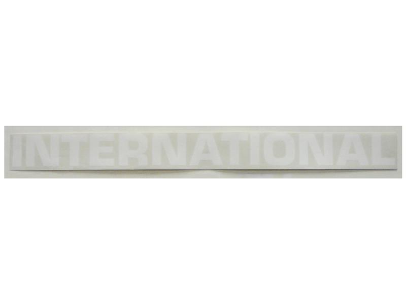 2 Heavy Duty Chrome International IH Decal Stickers - 4x4 Truck SUV Diesel