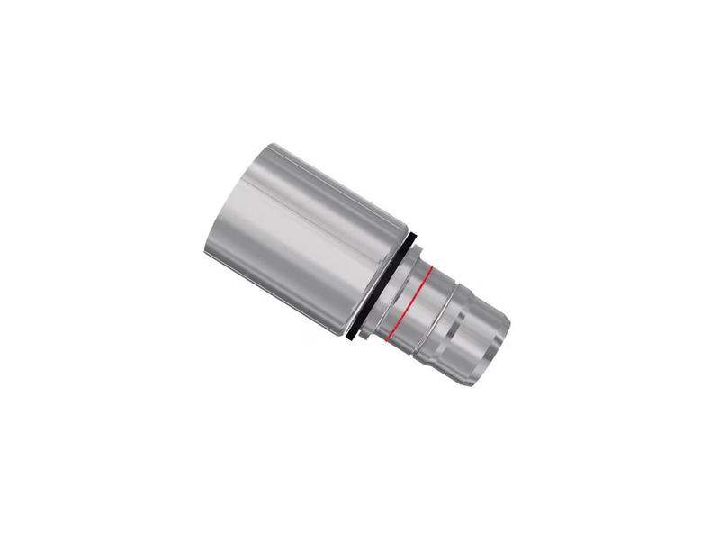 Parker UPTC perskoppeling 3/8\'\' x 12mm Ø  Recht Afbeelding 1