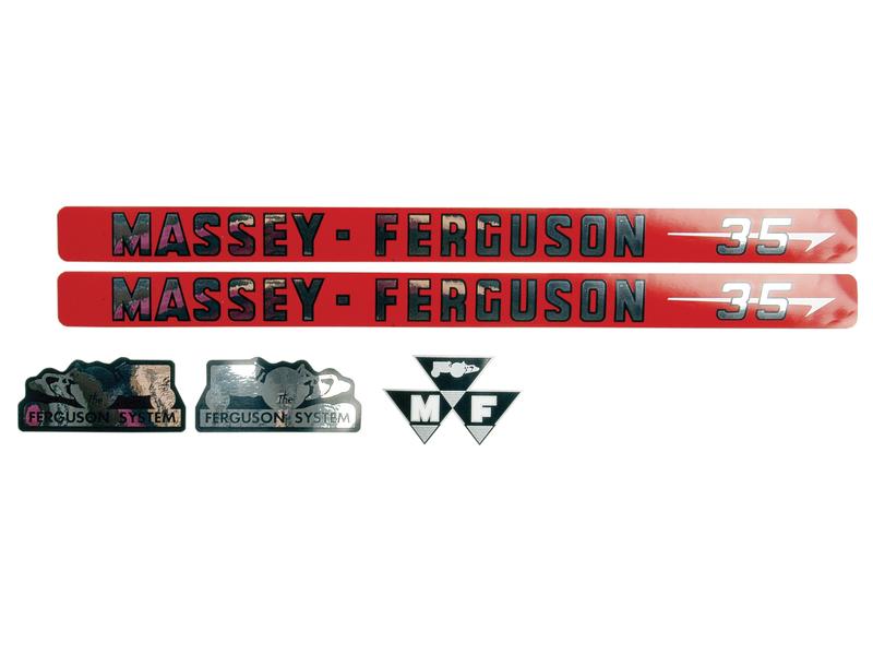 Sett av dekaler - Massey Ferguson 35