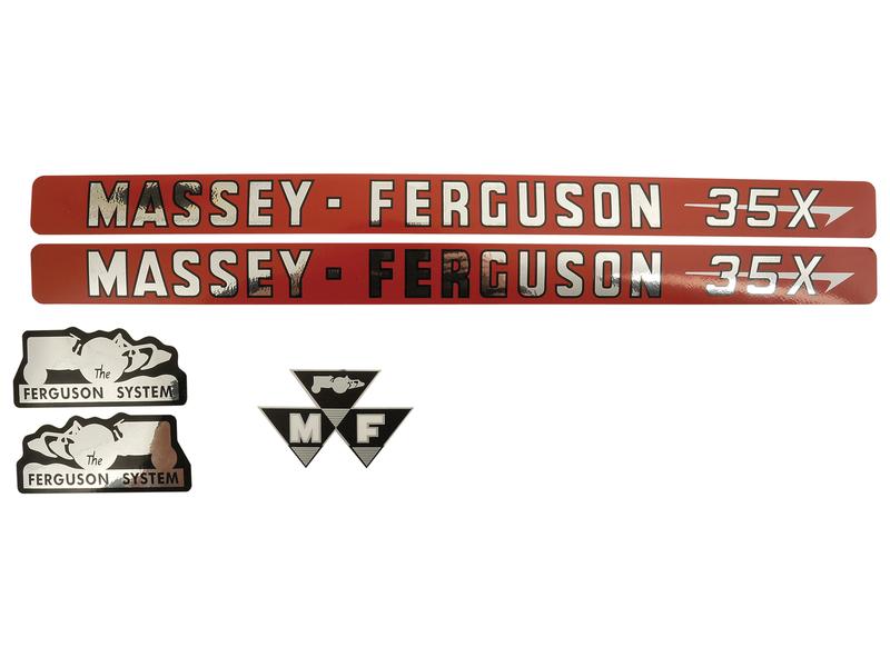 Sett av dekaler - Massey Ferguson 35X