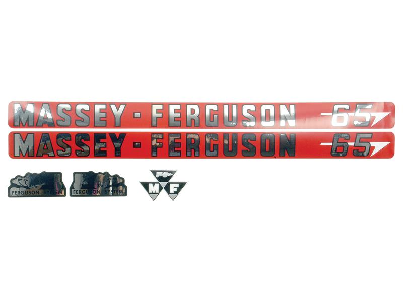 Sett av dekaler - Massey Ferguson 65