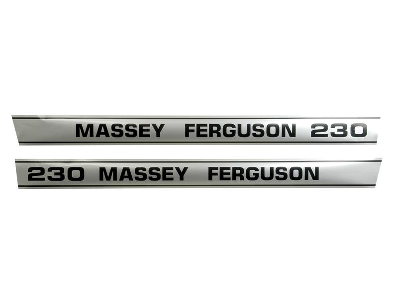 Emblemsæt - Massey Ferguson 230