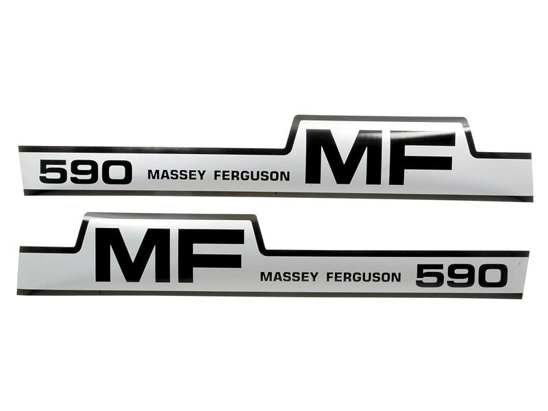 Zestaw naklejek - Massey Ferguson 590