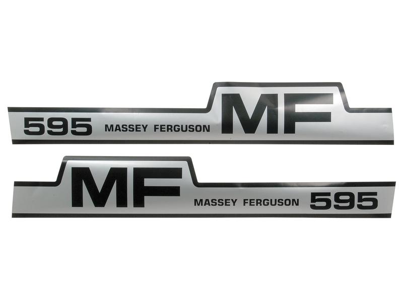 Zestaw naklejek - Massey Ferguson 595