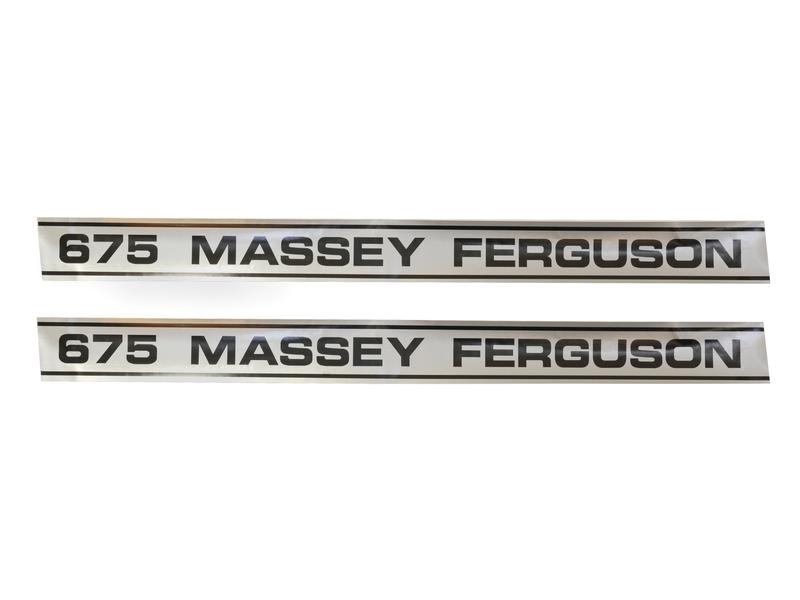 Zestaw naklejek - Massey Ferguson 675