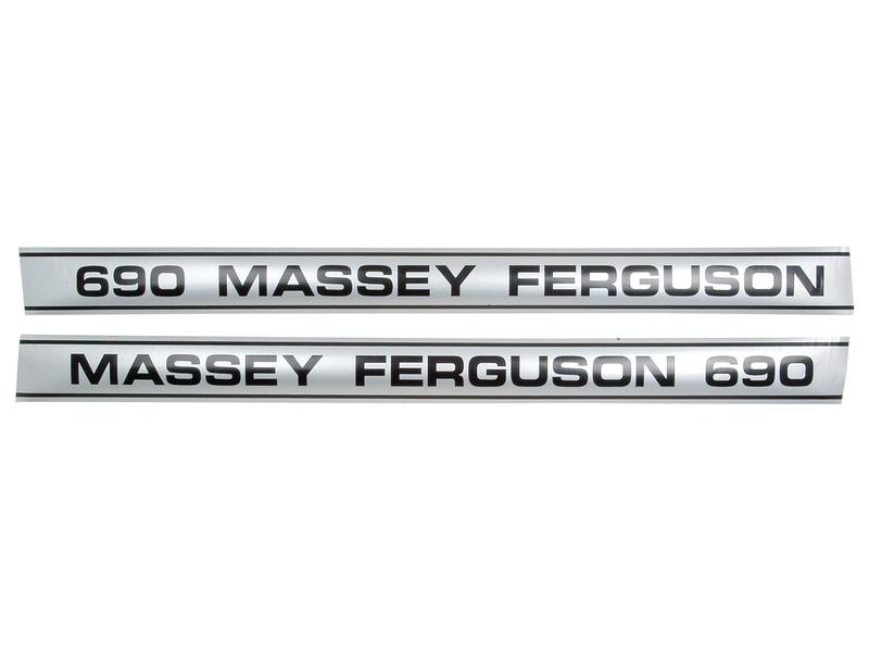 Sett av dekaler - Massey Ferguson 690