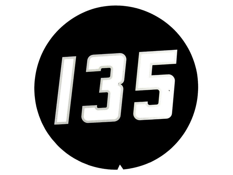 Naklejka - Massey Ferguson 135
