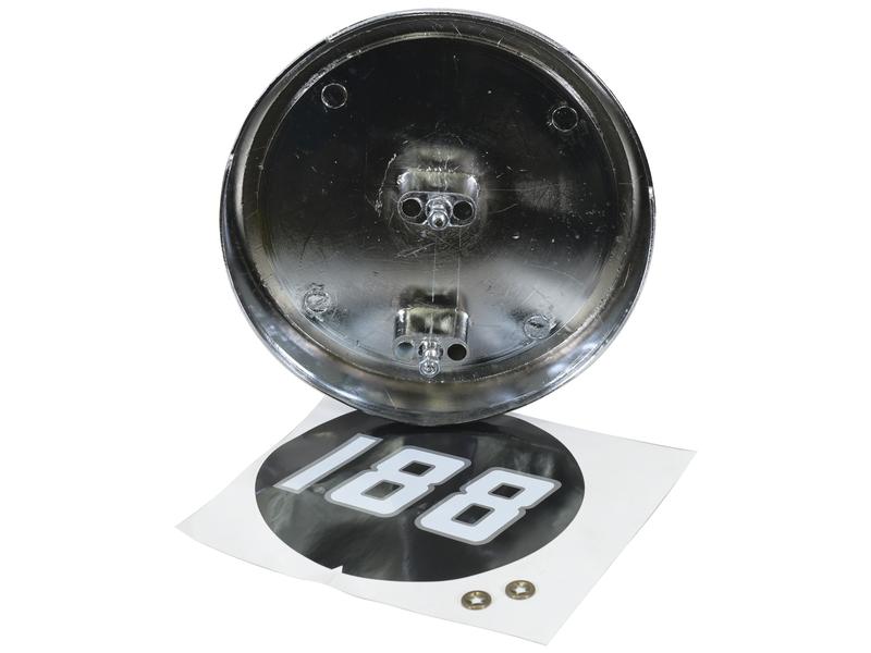 883389M1 Emblem - Plastic Medallion For Massey Ferguson 135 Tractor (New Aftermarket)