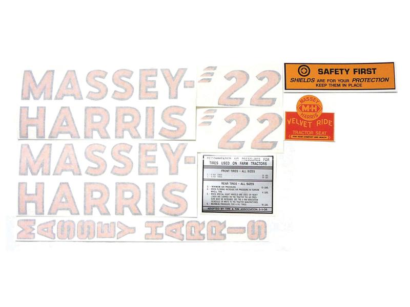 Decal Set - Massey Harris 22