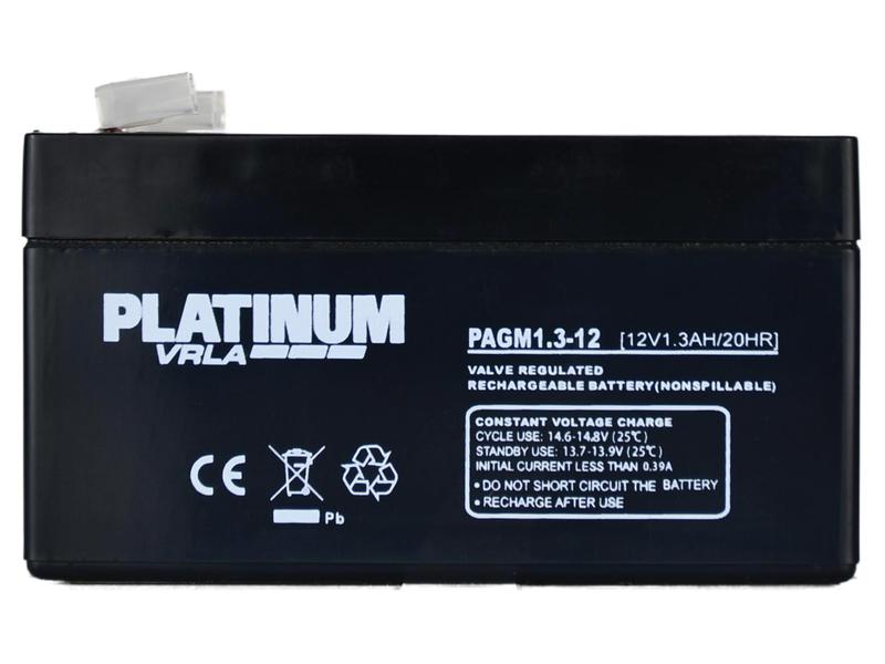 Battery PAGM1.3-12| , 12V, AH Capacity @20HR: 1.3