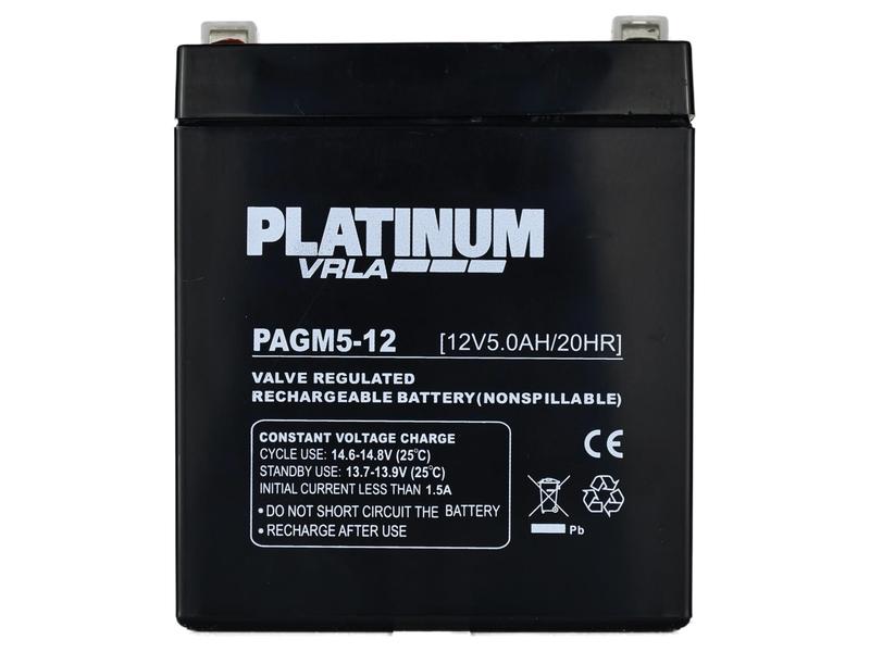Battery PAGM5-12| , 12V, AH Capacity @20HR: 5