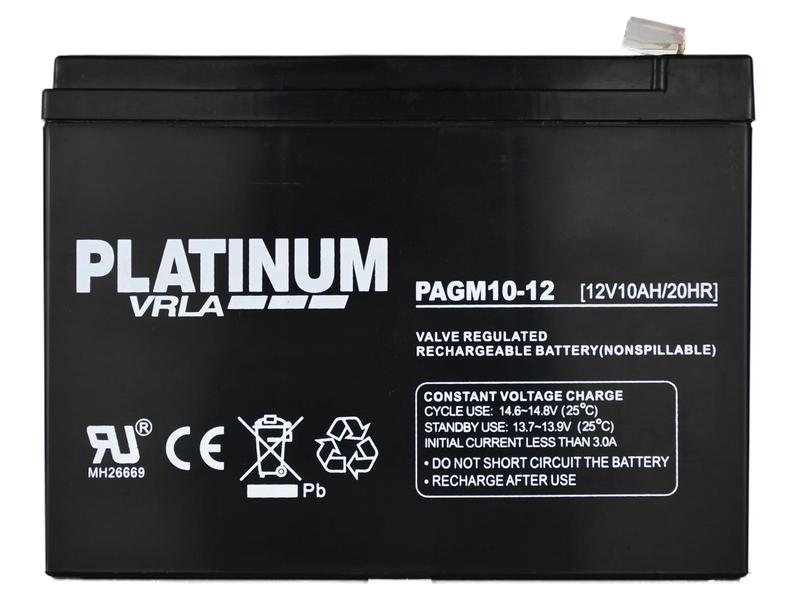 Battery PAGM10-12| , 12V, AH Capacity @20HR: 10