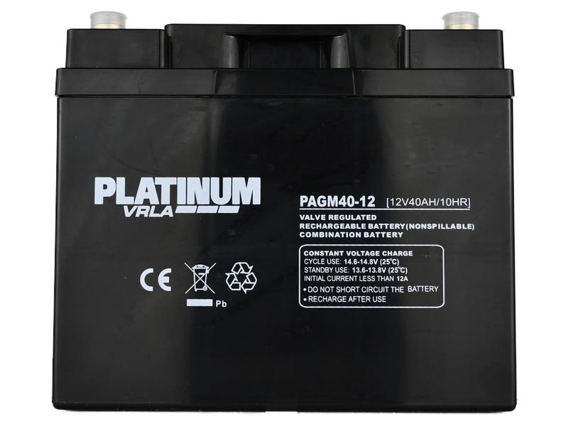 Battery PAGM40-12| , 12V, AH Capacity @20HR: 40