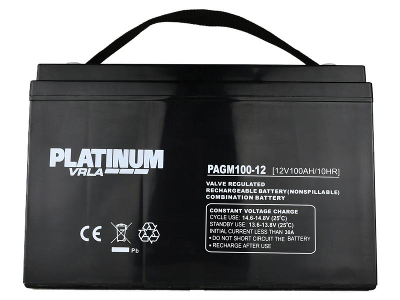 Battery PAGM100-12| , 12V, AH Capacity @20HR: 100