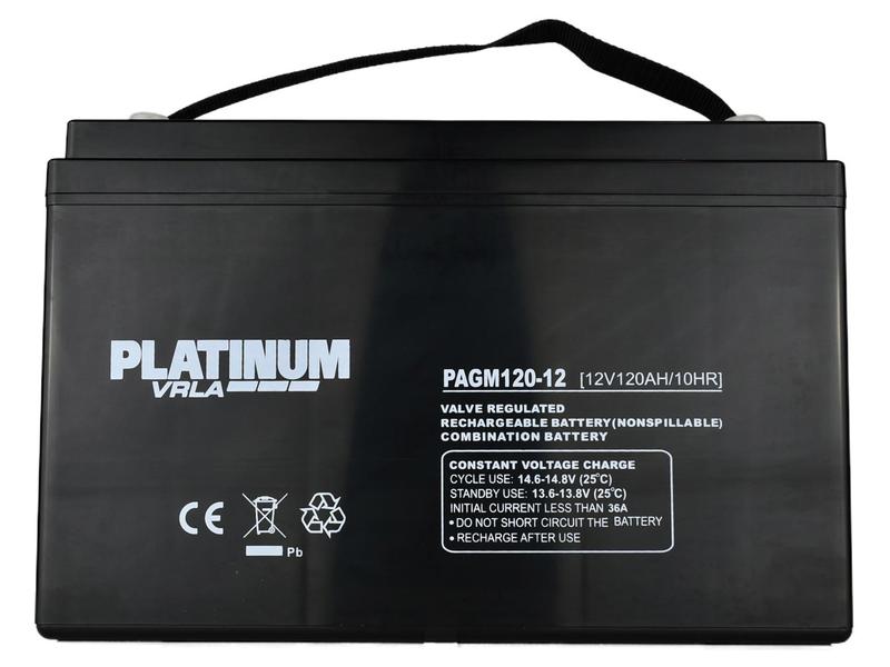 Battery PAGM120-12| , 12V, AH Capacity @20HR: 120
