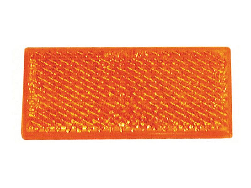 Catadiottri rettangolari adesivi Arancione