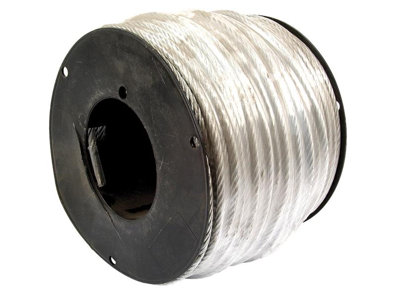 Wire Rope With Nylon Core - Steel, Ø6mm x 110M
