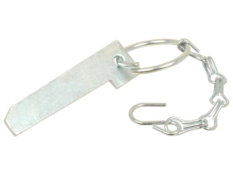 Flat Cotter Pin with Chain