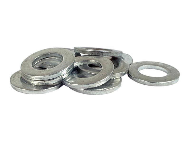 Flat Washer, ID: 16mm, OD: 30mm, Thickness: 3mm (DIN or Standard No. DIN 125A)