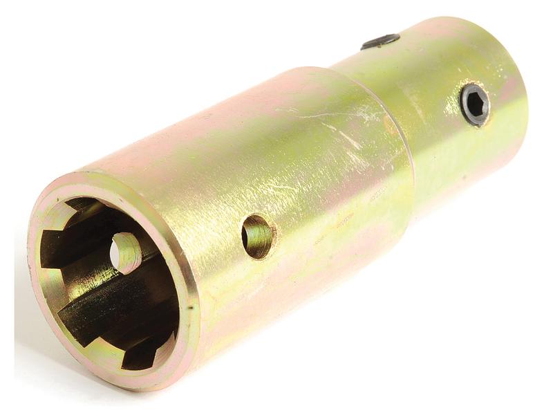 PTO Pump Adaptor - Bore Ø1\'\' x Female spline 1 3/8\'\' - 6 with Grub Screw.