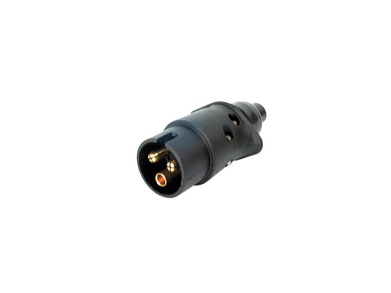 3 Pin Auxiliary Plug Male Pin (Black Plastic)