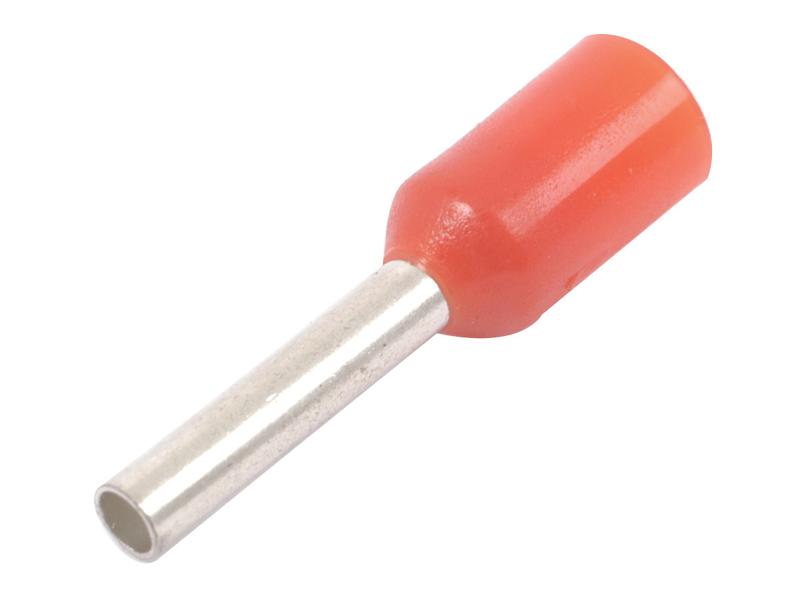 Pre Insulated Pin Terminal, Standard Grip Red, 1mm