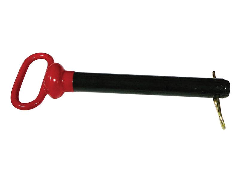 Red Handle Hitch Pin with Grip Clip, Pin Ø1\'\', Working length: 7-1/2\'\'.