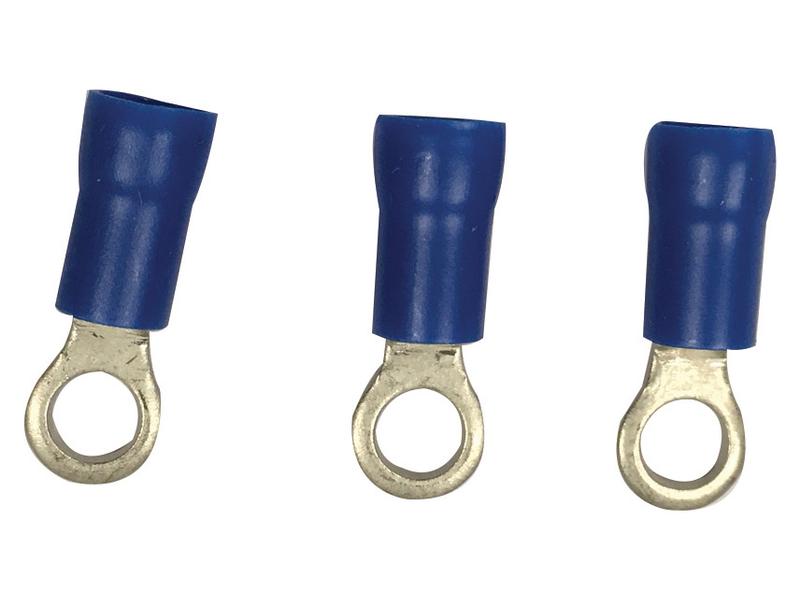 Kabelschoen Ring, enkele trekontlasting,, Ø4.3mm, Blauw (1.5 - 2.5mm) Afbeelding 1