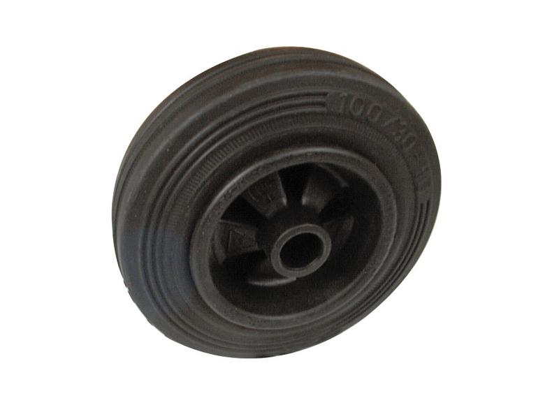 Rubber Replacement Wheel - Capacity: 75kgs, Wheel Ø: 100mm