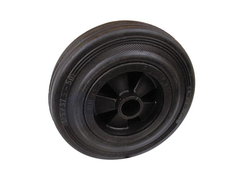 Rubber Replacement Wheel - Capacity: 100kgs, Wheel Ø: 125mm