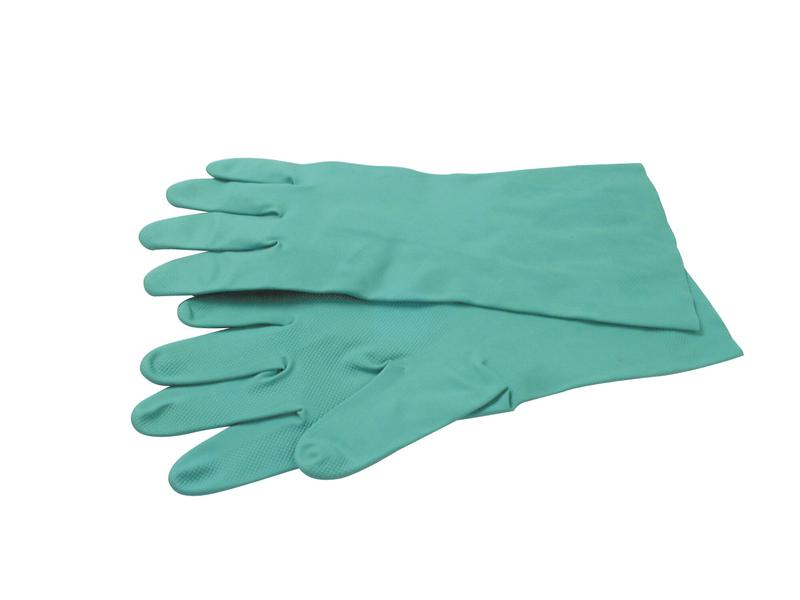 Nitrile Green Gloves - 9/L