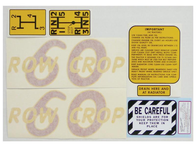 Decal - White Oliver 60 Rowcrop Image 1