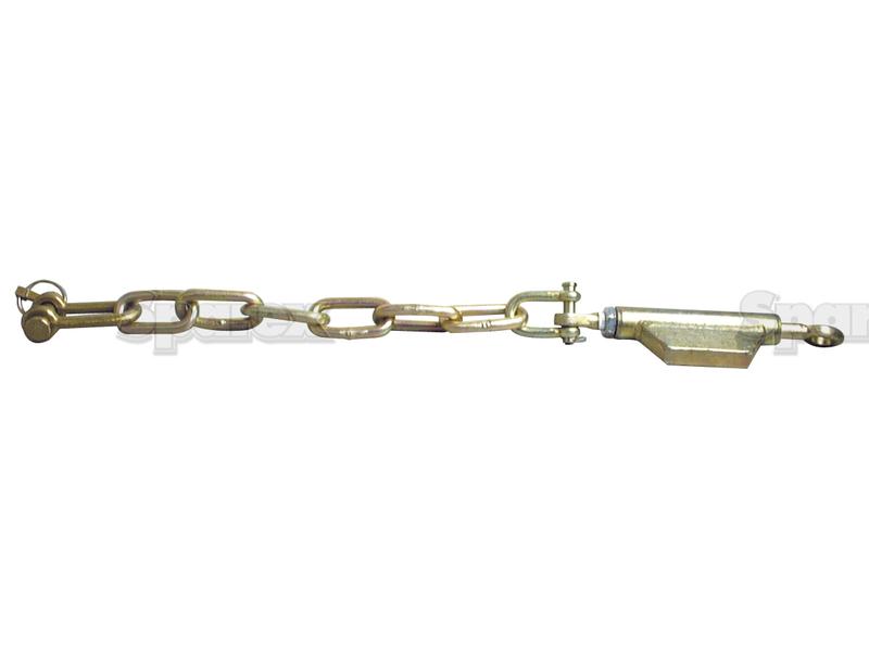 Stabiliser Chain - D-Shackle Ø13mm - Eyebolt Ø19mm - Min. Length:820mm -  3/4 UNC