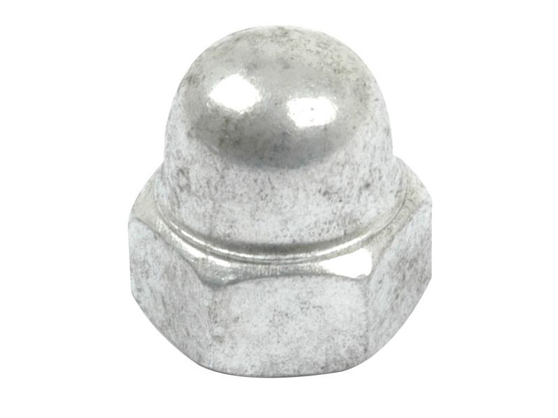 A Cupola Nut, Dimensioni: M12x1.75mm (DIN 1587) Metric Coarse