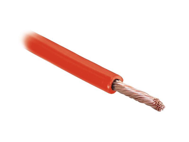 Câble électrique, Rouge. 25m, 1 fils, 50mm² Image 1