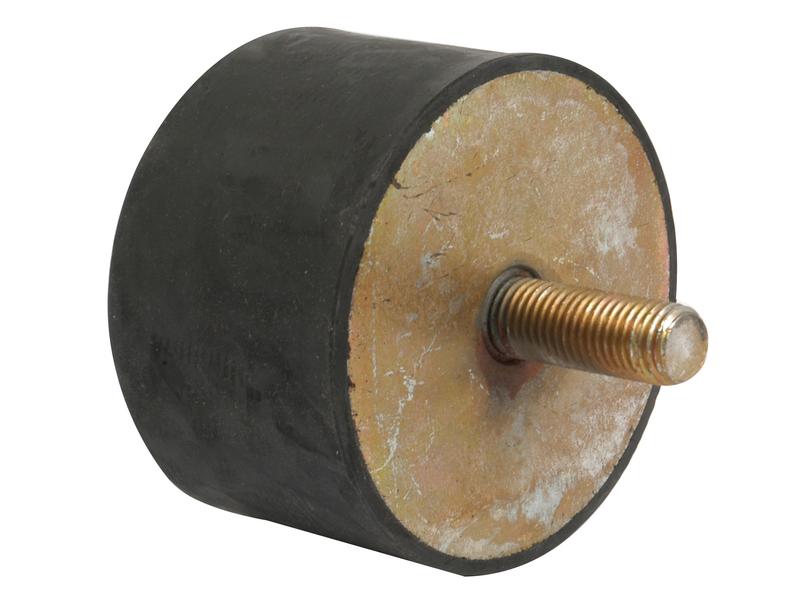 Plot anti-vibratoire - Boulon à boulon, Ø100mm.