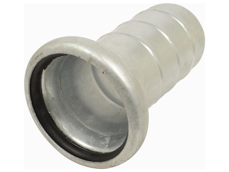 Coupling with hose end - Female 4\'\' (108mm) x4\'\' (102mm) (Galvanised)