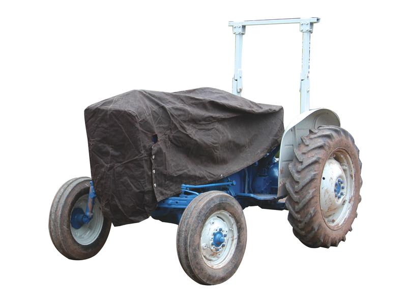 Tractor Cover - Heavy weight Brown Canvas measures: 84.2\'\' x 29.9\'\' x 24.8\'\'