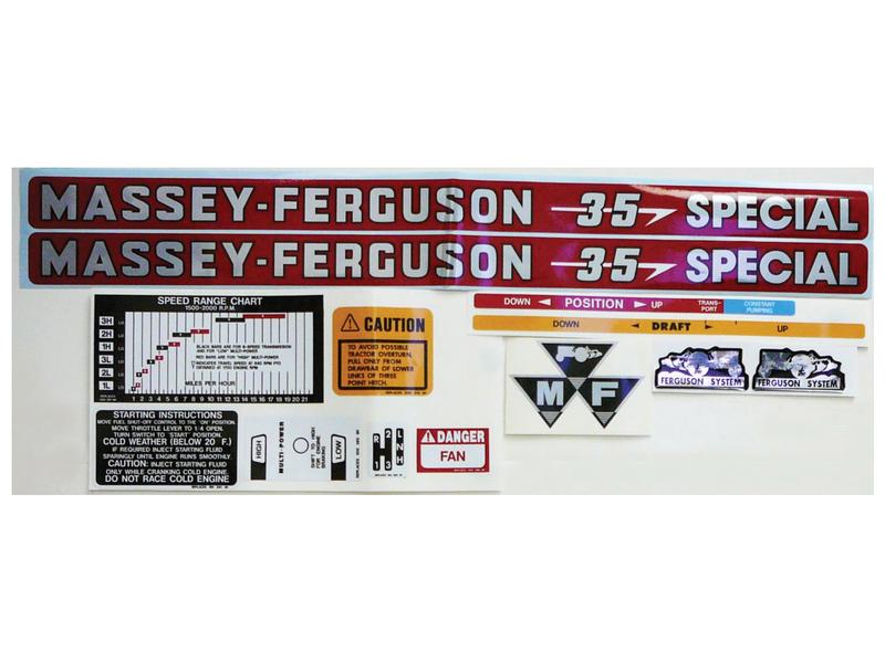 Decal - Massey Ferguson 35 Special